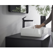 Hansgrohe Talis E wastafelkraan verhoogd 240 met waste mat zwart SW297635