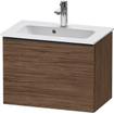 Duravit D-neo Meuble sous vasque 61x37.2x44cm 1 tiroir Noyer (foncé) mat SW640820