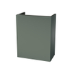 Nemo Durma Fonteinkastset - 40x20x50cm - 1 deur - rechts - 1 kraangat - rechts - Sage green SW1580332