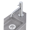 Differnz Robinet lave-main - 13.8cm - courbé - eau froide - chrome - DESTOCKAGE OUT9048