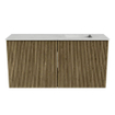 Mondiaz JOYA-DLUX Meuble de toilette 80cm - couleur Dusk - Lavabo FAYE position Droite Sans trou de robinet couleur Opalo SW1423313