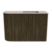 Mondiaz JOYA-DLUX 61.6cm toiletmeubel - ronding links kleur Shadow - Wastafel FAYE positie Rechts 1 kraangat kleur Saba. SW1426256