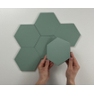 Cifre Ceramica Hexagon Timeless wand- en vloertegel - 15x17cm - 9mm - Zeshoek - Groen mat SW476706