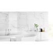 SAMPLE Ceralto Veinora Marble Carreau mural 27x42cm 7.7mm biscuit blanc Kalacata Grey SW976353