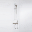 Fortifura Calvi Douchette à main ø12cm rond 3 jets inox brossé PVD SW799447