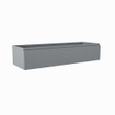 Mondiaz FOGE wastafelonderkast - 120x41x25cm - 1 lade - uitsparing midden - softclose - Plata SW1015402