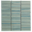 La mosaïque Mosaic Factory Sevilla - carreau mosaïque - 28,2x30,8cm - carrelage mural - Rectangulaire - Porcelaine vert clair à éclats Brillant SW523998
