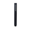 Fortifura Calvi Badkraan set - uitloop - 22cm inkortbaar - gladde slang - staafhanddouche - inbouwdeel - wandhouder - mat zwart SW1130180