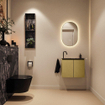 MONDIAZ TURE-DLUX Meuble WC 60 cm Oro. Lavabo EDEN Lava position gauche. Avec 1 trou de robinet. SW1103937