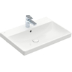 Villeroy & Boch Avento lavabo pour meuble - 65x47cm - 1 trou de robinet avec trop-plein ceramic+ blanc SW59866