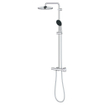 GROHE Vitalio Start 250 Regendoucheset - hoofddouche 25cm - ronde handdouche - 2 straalsoorten - met douchethermostaat - chroom SW1028253