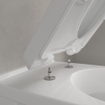 Villeroy & Boch O.novo WC suspendu - 56cm - avec rebord de rinçage - à évacuation profonde - sans abattant - blanc brillant 0124124
