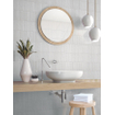 Terravito Girivo Carrelage mural céramique - 35x35cm - 9.2mm - Blanc SW1245086