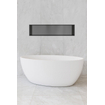 Hotbath &MORE Boîte encastrable ou niche encastrée - 30x120x10 - Gunmetal brossé PVD SW1246627