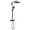 Grohe Rainshower système de douche thermostatique avec douchette 3 types de jets phantom black SW901436