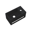 Best Design Mona Black Lave-mains droite avec porte-serviettes 33x18x16cm Just Solid Noir mat SW280118