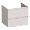 BRAUER Joy Meuble sous-lavabo 60 2 tiroirs softclose - sans poignées - 1 découpe pour siphon - sable mat SW1201144