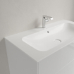 Villeroy & Boch Finion lavabo-meuble - 1 trou de robinet 100x50cm - Ceramic+ avec trop-plein dissimulé stone white SW209577