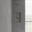 Villeroy & Boch Universal Showers douche de tête - 35cm - Rond - Nickel brossé mat (inox) SW974346