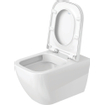 Duravit HappyD 2 WC suspendu à fond profond Rimless avec fixation dissimulée 36,5x54cm blanc SW54346