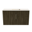 Mondiaz JOYA-DLUX 70cm meuble de toilette - couleur Shadow - Vasque FAYE position Milieu Sans trou de robinet couleur Meli. SW1424870