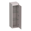 BRAUER Adore Wavy armoire haute - 120x35x35cm - 1 porte - ouverture à droite - sans poignée - sable mat SW1198516