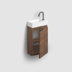 Clou InBe Fonteinonderkast - 36x55x18cm - rechts - donker eiken SW1209482