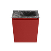 MONDIAZ TURE-DLUX Meuble toilette - 40cm - Fire - EDEN - vasque Lava - position droite - sans trou de robinet SW1103839