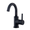 Wiesbaden Caral Mitigeur lavabo à bec pivotant noir mat SW158718