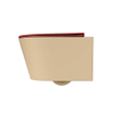 MONDIAZ LAVIE WC suspendu - 36x53cm - sans bride - Fire (rouge) - softclose - quick-release - abattant WC - Sand (beige) SW1208783