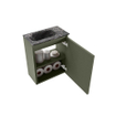 MONDIAZ TURE-DLUX Meuble de toilettes 40cm Army. Lavabo EDEN Lava position gauche. Avec 1 trou de robinet. SW1103651
