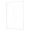 Sealskin contour porte coulissante pour niche 120x200 c avec verre de sécurité transparent 6 avec blanc mat SW696333