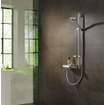 Hansgrohe Raindance Select S Unica`s Puro Glijstangset - 3jet - PowderRain handdouche 90cm - Isiflex doucheslang 160cm - zeepschaal - chroom SW204699
