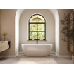 Looox Chill baignoire îlot - 170x80x60cm - Acrylique - blanc brillant SW730671
