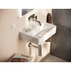 Hansgrohe Xanuia Q Wastafel/Fontein - 45x34cm - inbouw - zonder kraangaten - zonder overloop - smartclean - wit glans SW1164915