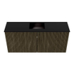 Mondiaz JOYA 90cm meuble de salle de bains - couleur Shadow - Vasque FAYE position Milieu Sans trou de robinet couleur Urban. SW1421506