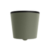 MONDIAZ LAVIE WC suspendu - 36x53cm - sans bride - Urban (noir) - softclose - quick-release - abattant WC - Army (vert) SW1208739