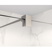 Fortifura Galeria Douche à l'italienne - 50x200cm - verre clair - Inox brossé SW876725