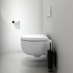 Clou Flat toiletborstelgarnituur 8x35cm wandmodel Zwart mat SW86589