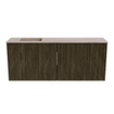 Mondiaz JOYA-DLUX 100cm toiletmeubel - kleur Shadow - Wastafel FAYE positie Links 1 kraangat kleur Saba. SW1425145