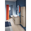 Duravit D-Neo vasque à poser 60x40x12.5cm sans trou de robinetterie céramique Blanc SW640581