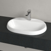 Villeroy & Boch Architectura Lavabo encastré - 600 x 450 x 170 mm - Blanc Alpin CeramicPlus - sans trop-plein - non poli SW762324