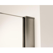 Fortifura Galeria inloopdouche - 100x200cm - helder glas - wandarm - Geborsteld Gunmetal PVD SW876761