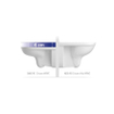 Villeroy & Boch O.novo WC suspendu à fond creux 36x34cm DirectFlush Ceramic+ Blanc Alpin SW479819