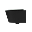MONDIAZ LAVIE WC suspendu - 36x53cm - sans bride - Greey (gris) - softclose - quick-release - abattant WC - Urban (noir) SW1208629