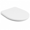 Adema Salina 2.0 WC mural - Sans rebord de chasse - 48.5 cm - Abattant à fermeture douce - Blanc brillant SW1247815