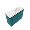 MONDIAZ TURE-DLUX Meuble de toilettes 60 cm Smag. EDEN lavabo Frappe position droite. Sans trou de robinet. SW1103014