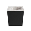 MONDIAZ TURE-DLUX Meuble toilette - 40cm - Urban - EDEN - vasque Glace - position droite - sans trou de robinet SW1105215