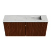 Mondiaz JOYA-DLUX 90cm toiletmeubel - kleur Ruby - Wastafel FAYE positie Rechts 1 kraangat kleur Opalo. SW1423710