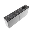 MONDIAZ TURE-DLUX Meuble toilette - 120cm - Plata - EDEN - vasque Lava - position droite - 1 trou de robinet SW1103992